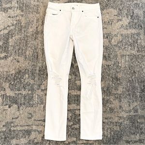 Joe’s White Ripped Jeans